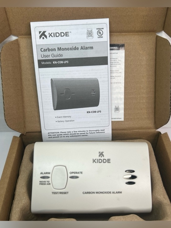Kidde Other - Kidde 21008873 Battery-Operated Carbon Monoxide Alarm - White, NEW